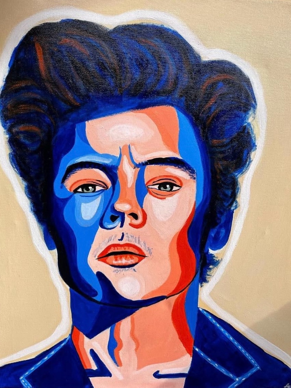 Harry Styles Acrylic Painting